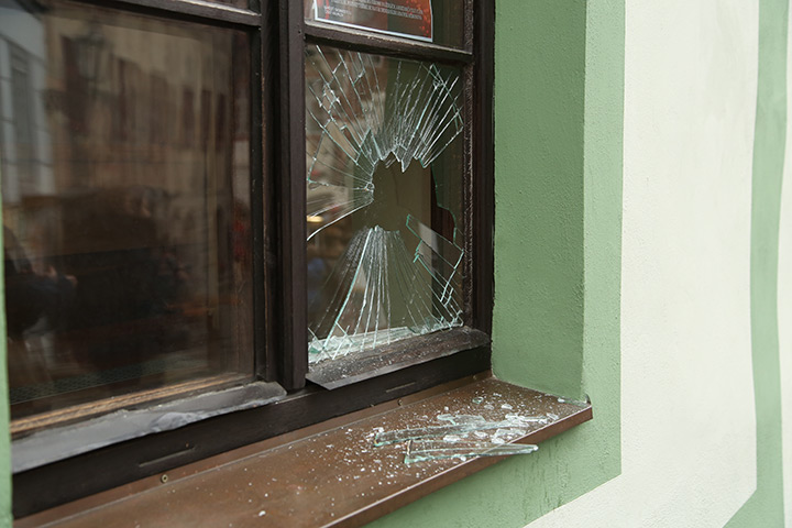 A2B Glass are able to board up broken windows while they are being repaired in Charlton.